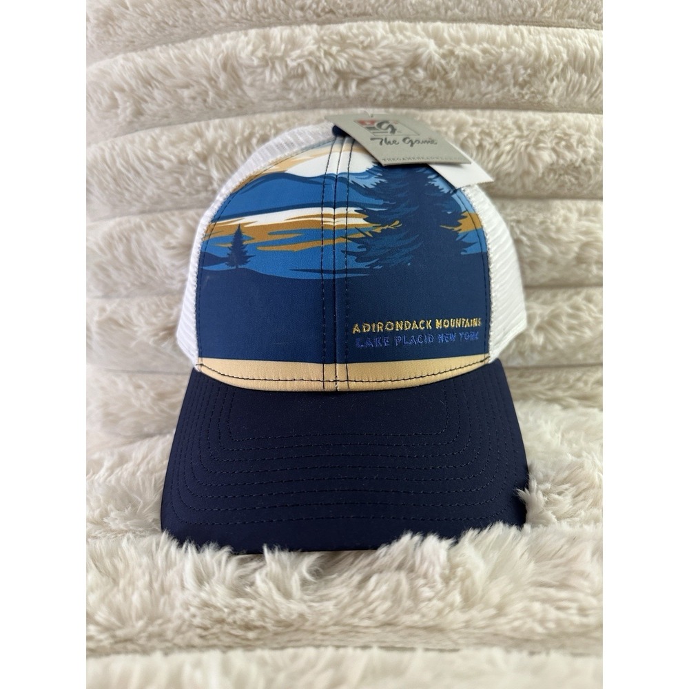 Lake Placid Adirondacks Hat NY New York The Game Trucker Cap New NWT